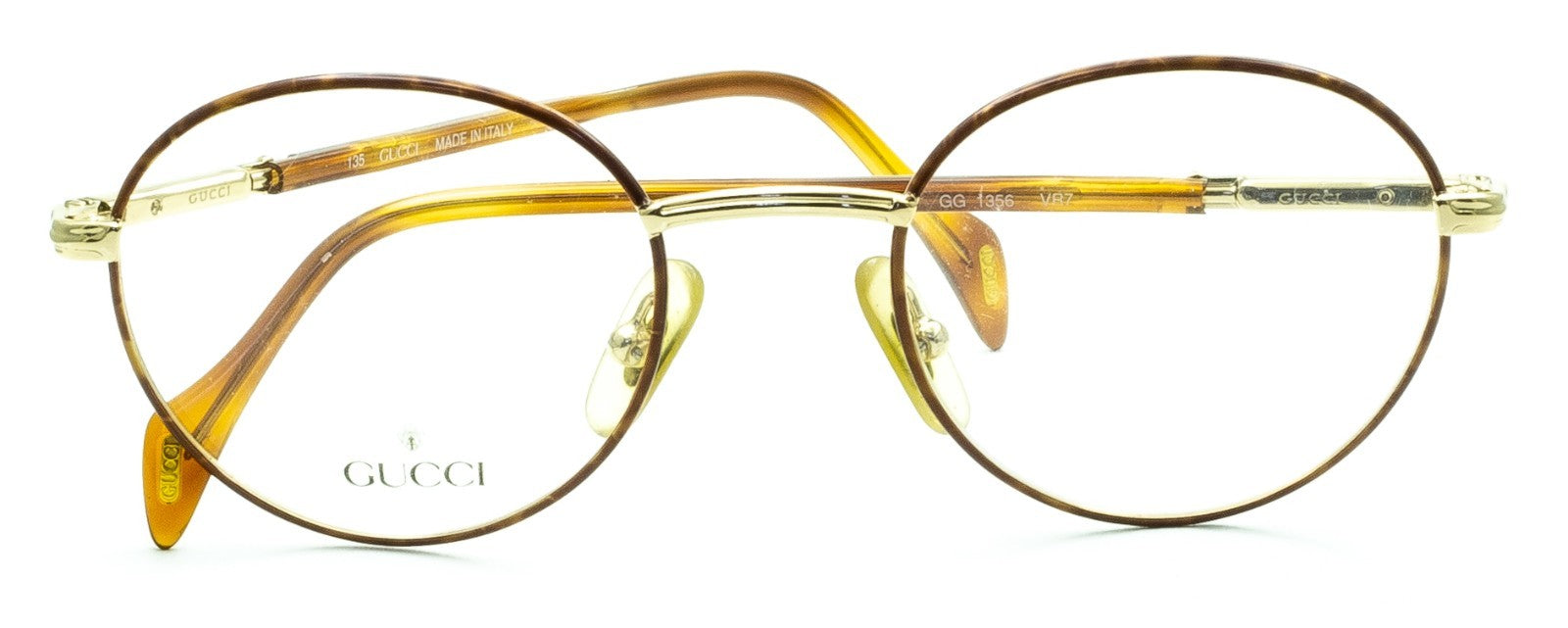 GUCCI GG 1356 VR7 48mm Vintage Eyewear FRAMES RX Optical Eyeglasses - New Italy