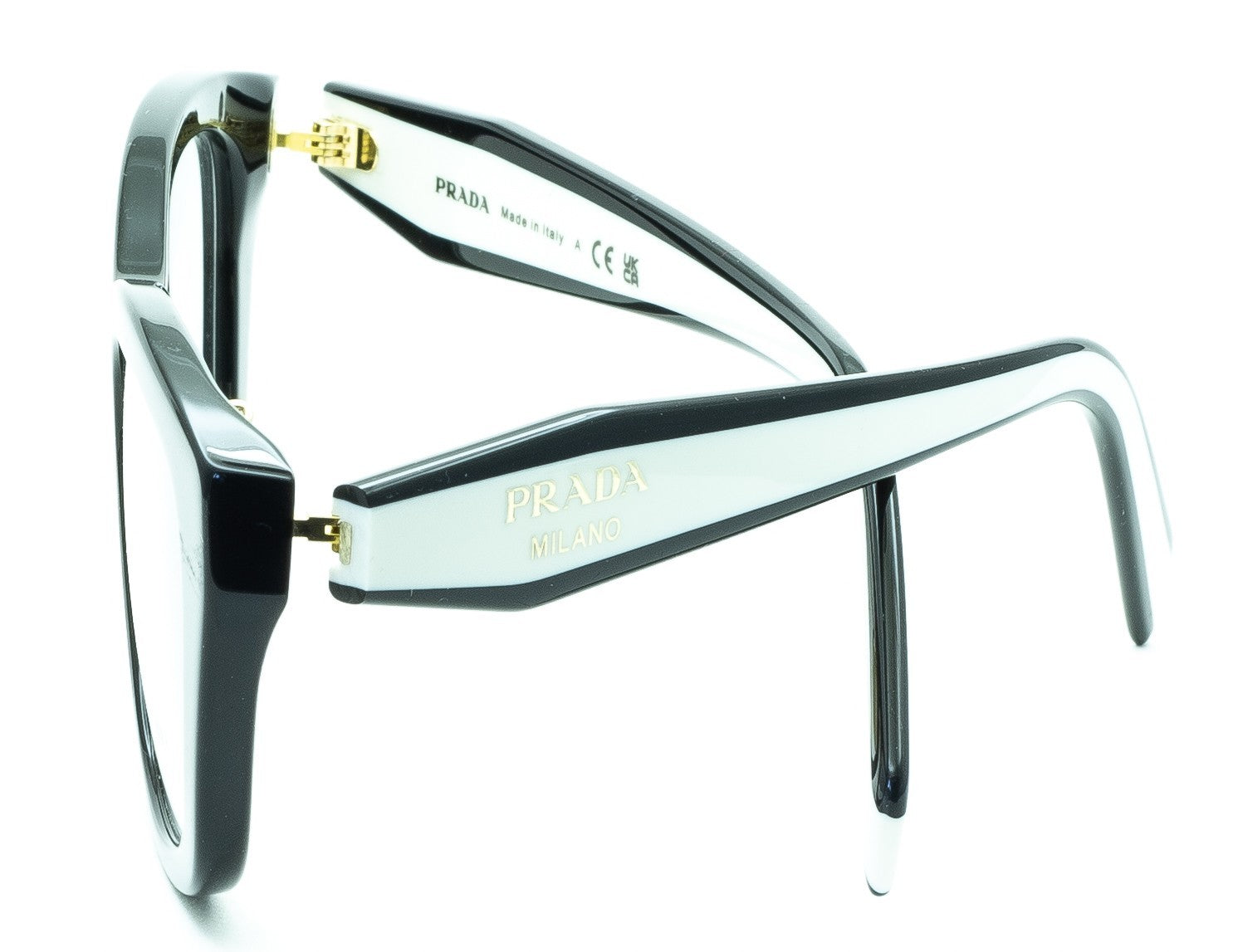 PRADA VPR D11-D 20G-1O1 53mm Eyewear FRAMES RX Optical Eyeglasses Glasses Italy