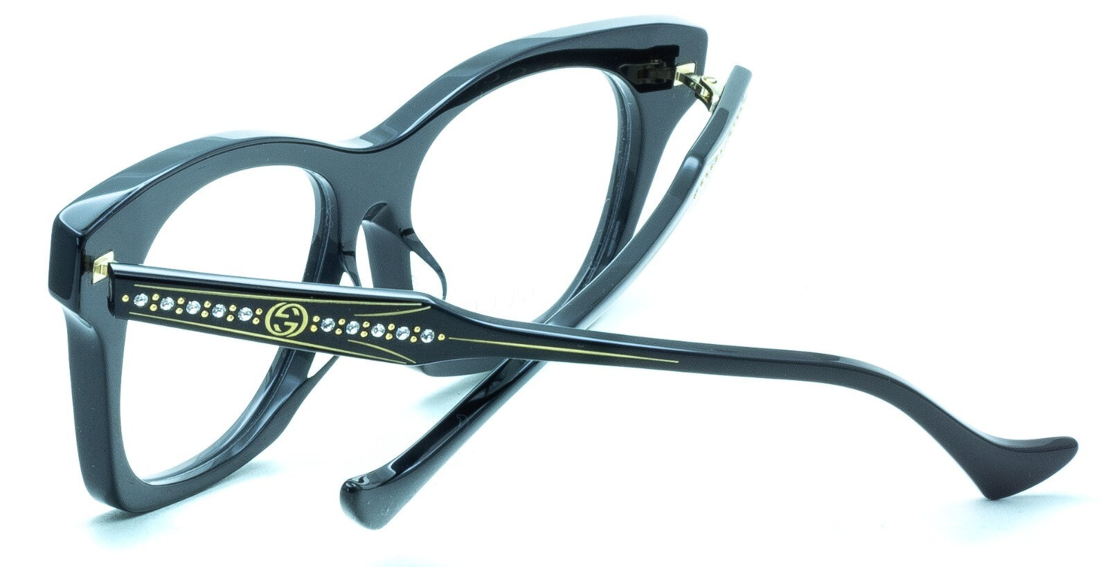 GUCCI GG1299O 001 55mm Eyewear FRAMES Glasses RX Optical Eyeglasses New - Italy