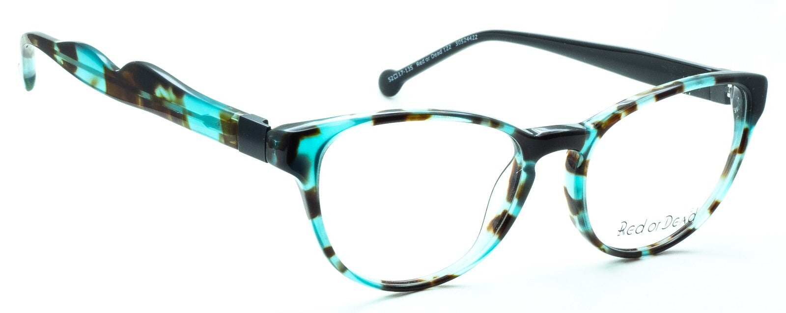 Red or Dead 122 30524422 52mm FRAMES Glasses RX Optical Eyewear Eyeglasses - New