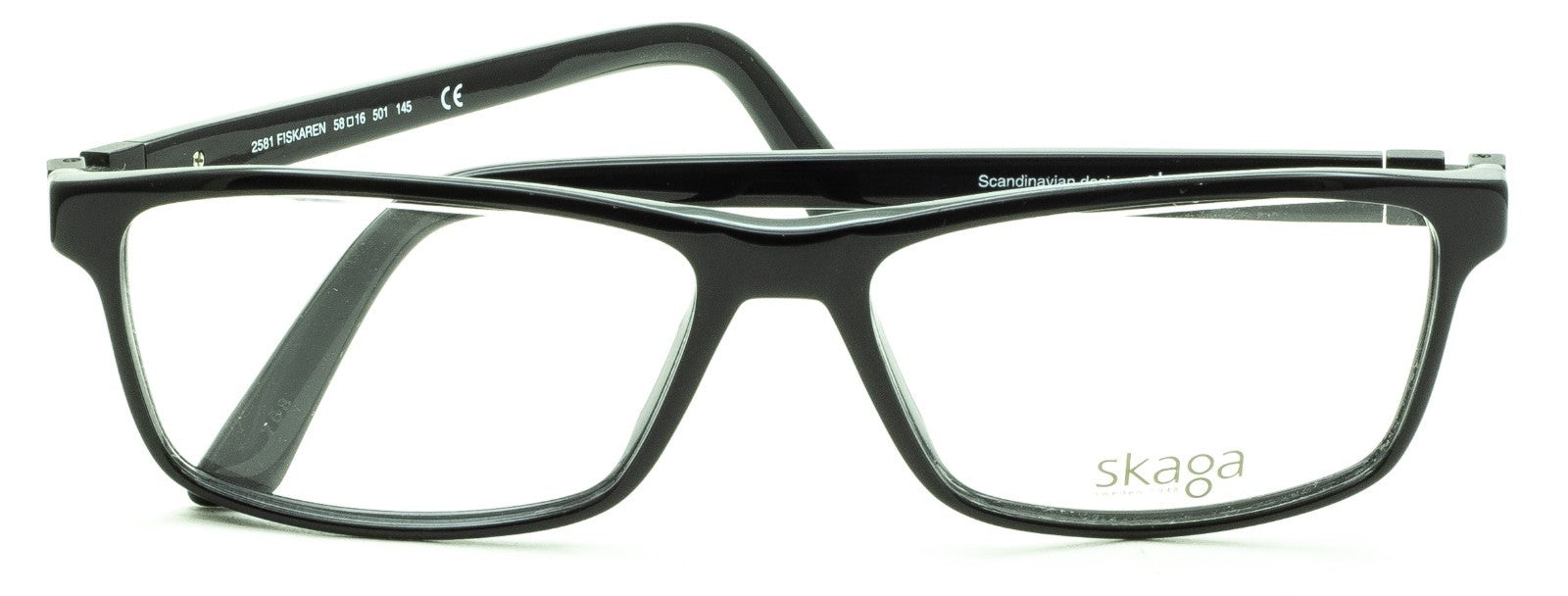 SKAGA SWEDEN 2581 FISKAREN 501 58mm Glasses RX Optical Eyeglasses Frames -New
