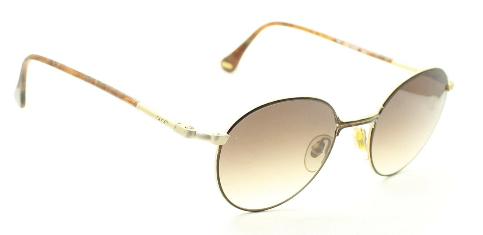 GUCCI GG 1353 VS2 BRN 50mm Vintage Sunglasses Shades Eyewear FRAMES New - Italy