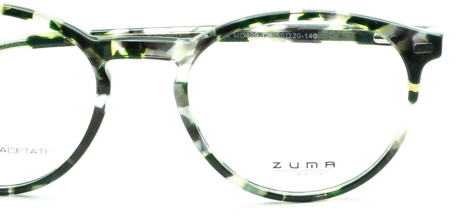 ZUMA LONDON MD409 C8 50mm Eyewear FRAMES RX Optical Eyeglasses - New UK