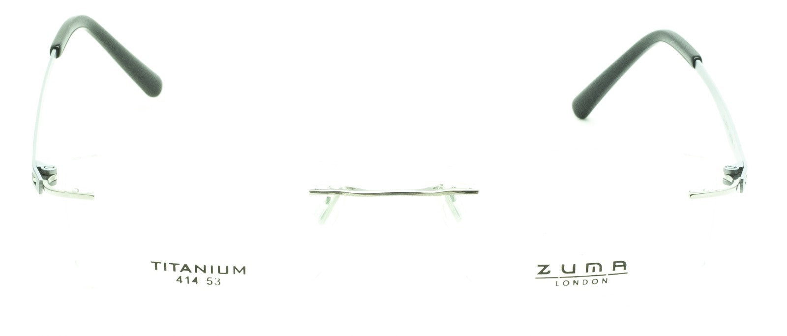 ZUMA LONDON 414 ND SLV/2 53mm Titanium Eyewear FRAMES RX Optical Eyeglasses -New