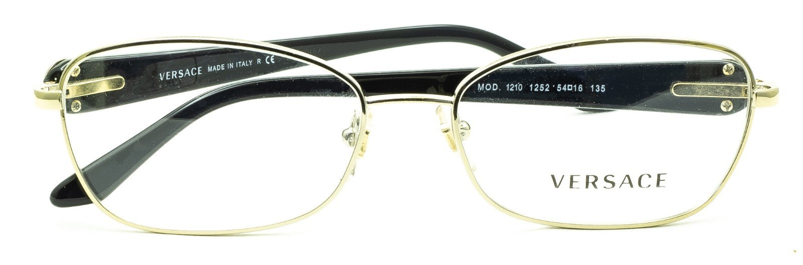 VERSACE 1210 1252 54mm Eyewear FRAMES Glasses RX Optical Eyeglasses New - Italy