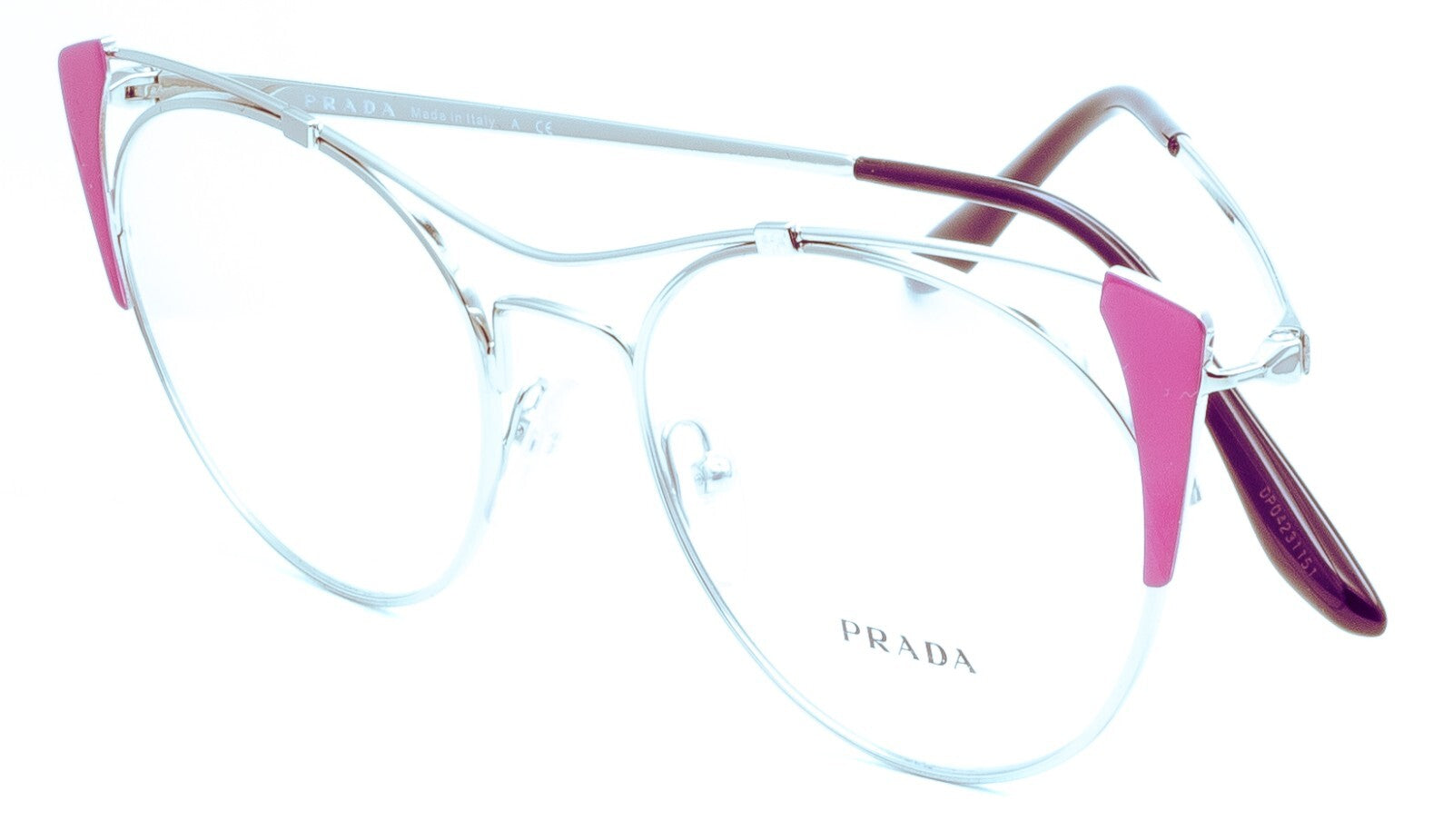 PRADA VPR 58V 332-1O1 53mm Eyewear FRAMES RX Optical Eyeglasses Glasses - Italy
