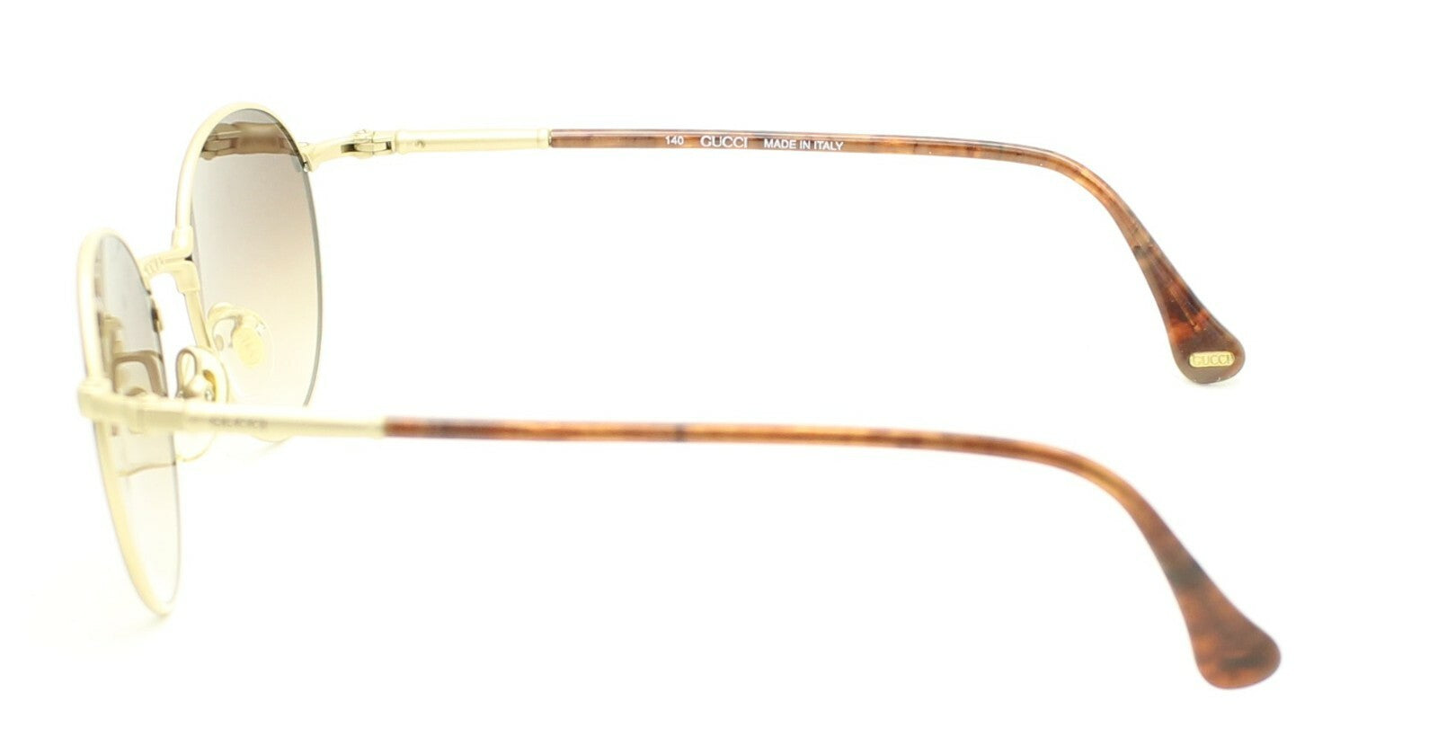 GUCCI GG 1353 VS2 BRN 50mm Vintage Sunglasses Shades Eyewear FRAMES New - Italy