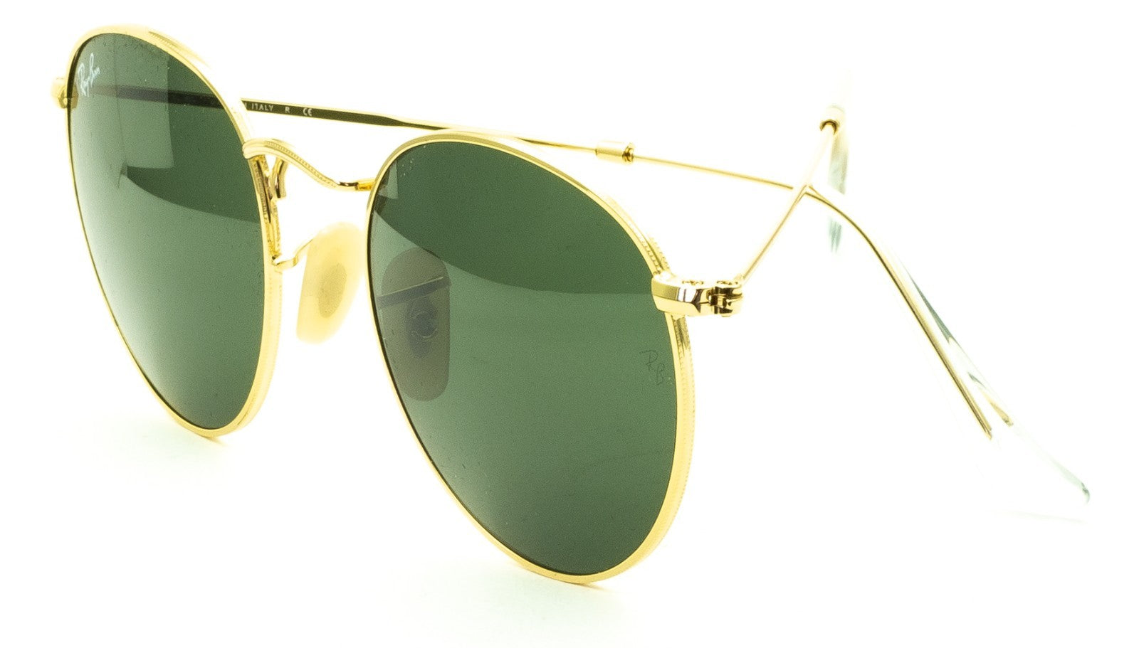 RAYBAN RB 3447 Round 001 2N 50mm Sunglasses Shades Eyewear Frames - New Italy