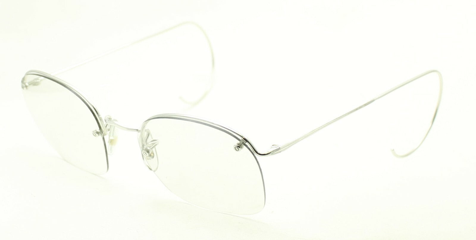 SAVILE ROW ENGLAND Rimway Rhodium 48x20mm Eyewear FRAMES RX Optical Eyeglasses