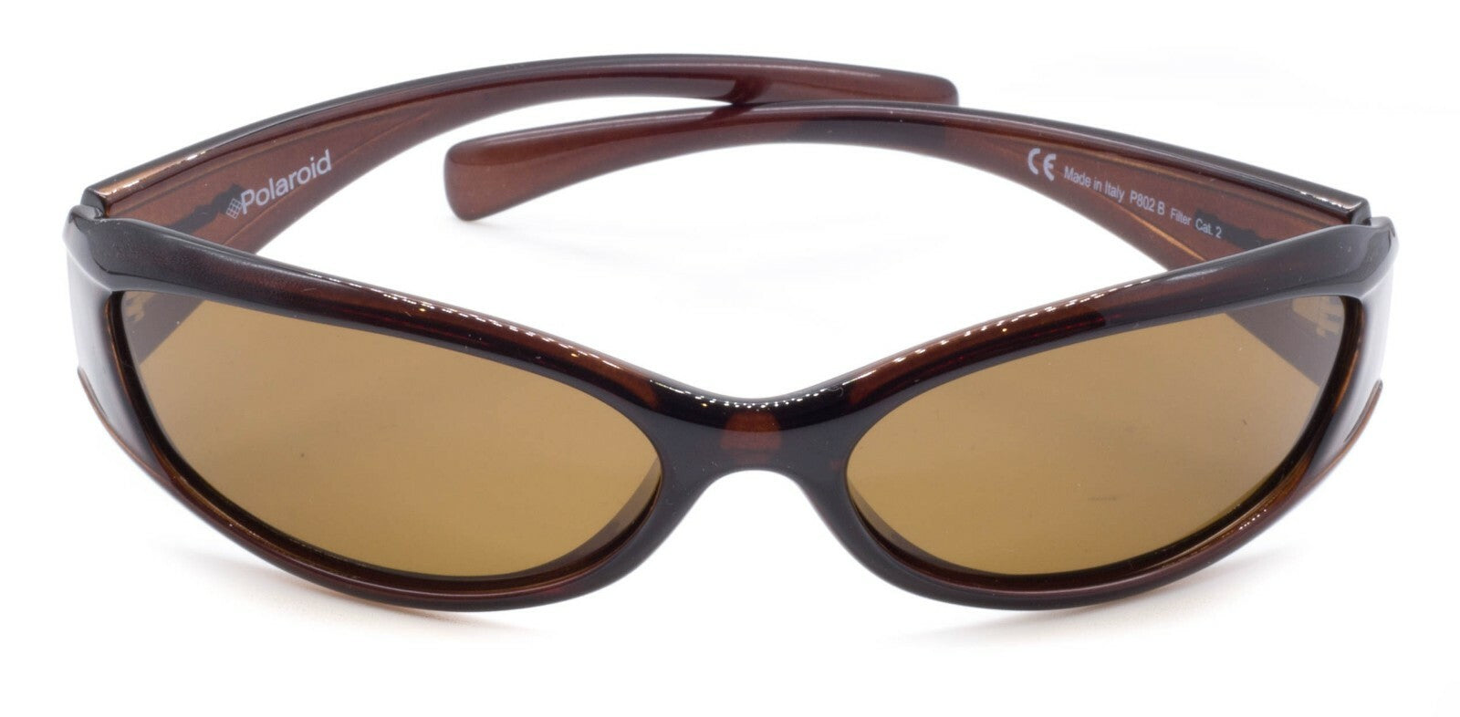 POLAROID P802 B Filter Cat. 2 60mm Sunglasses Shades Glasses Frames Italy - New
