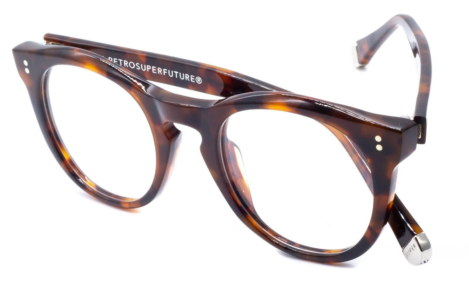 RETROSUPERFUTURE UOL/R Numero 28 Classic Havana 46mm RX Optical Eyeglasses - New