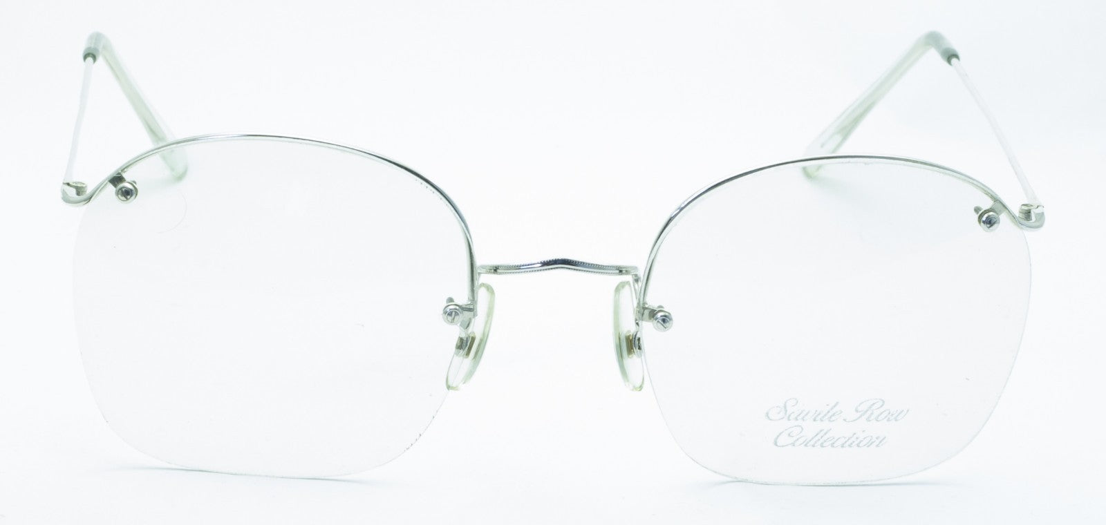 SAVILE ROW ENGLAND Rimway Rhodium 54x22mm Eyewear FRAMES RX Optical - New NOS