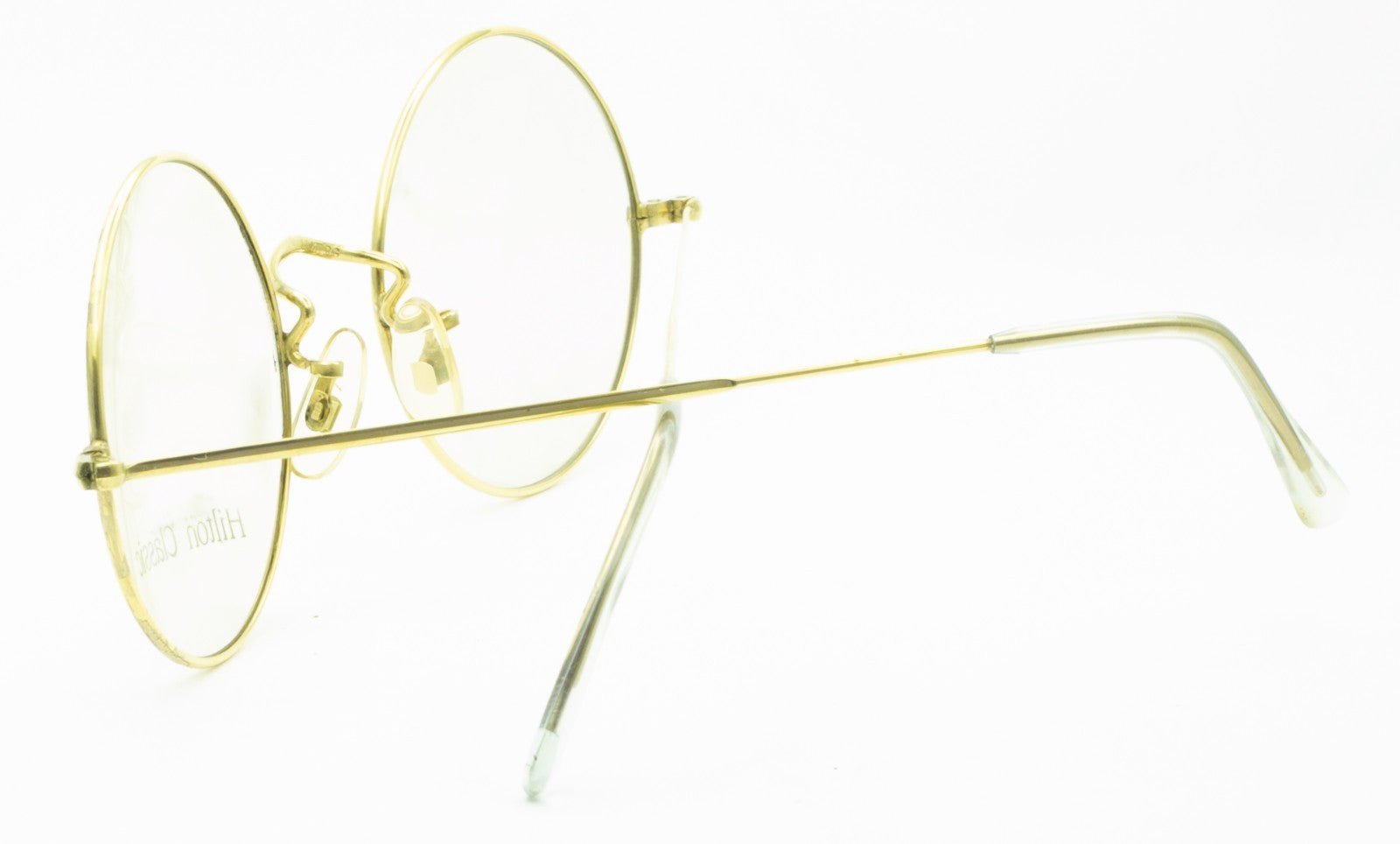 Hilton Classic 2 (SAVILE ROW) Round Gold 48x22mm FRAMES RX Optical Glasses - NOS