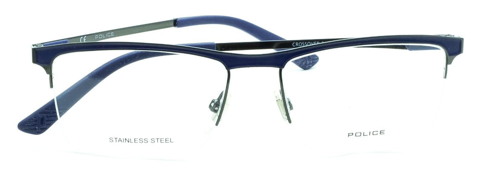 POLICE CROSSOVER 3 VPL564N COL. 0568 54mm Eyewear FRAMES RX Optical - New Italy