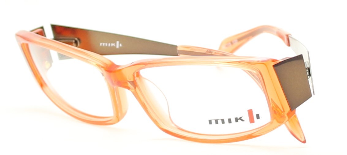MIKLI M0613 03 Clear Red 54mm Eyewear RX Optical FRAMES Glasses Eyeglasses - New