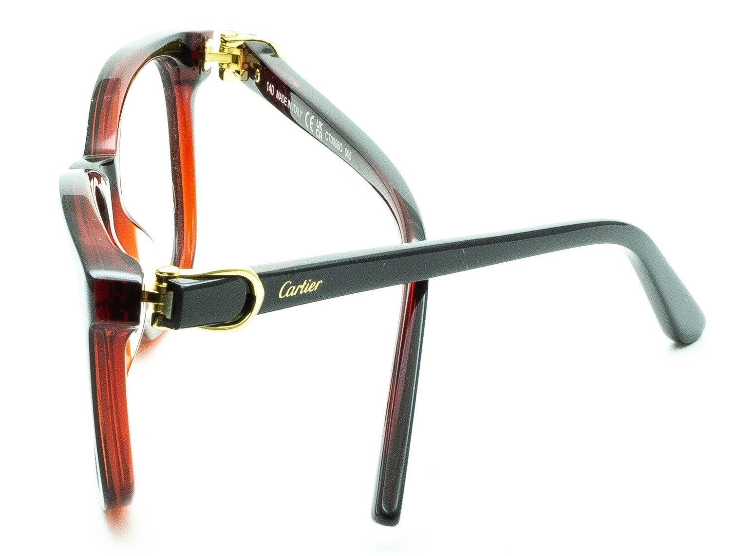 CARTIER C Decor CT0008O 005 54mm Eyewear FRAMES RX Optical Glasses - New Italy