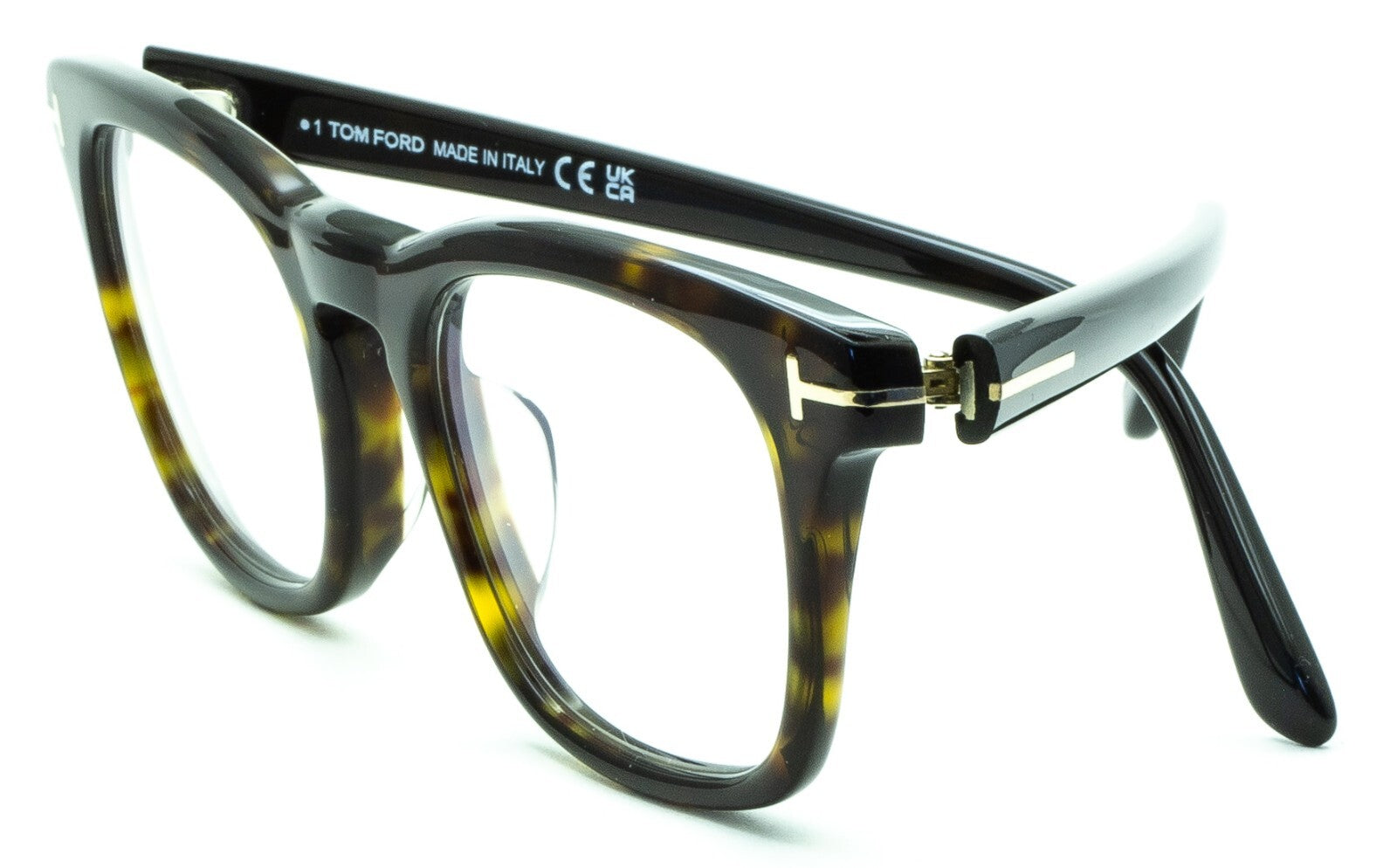 TOM FORD TF5870-F-B 052 52mm Blue Block Glasses Frames Eyewear RX - New Italy