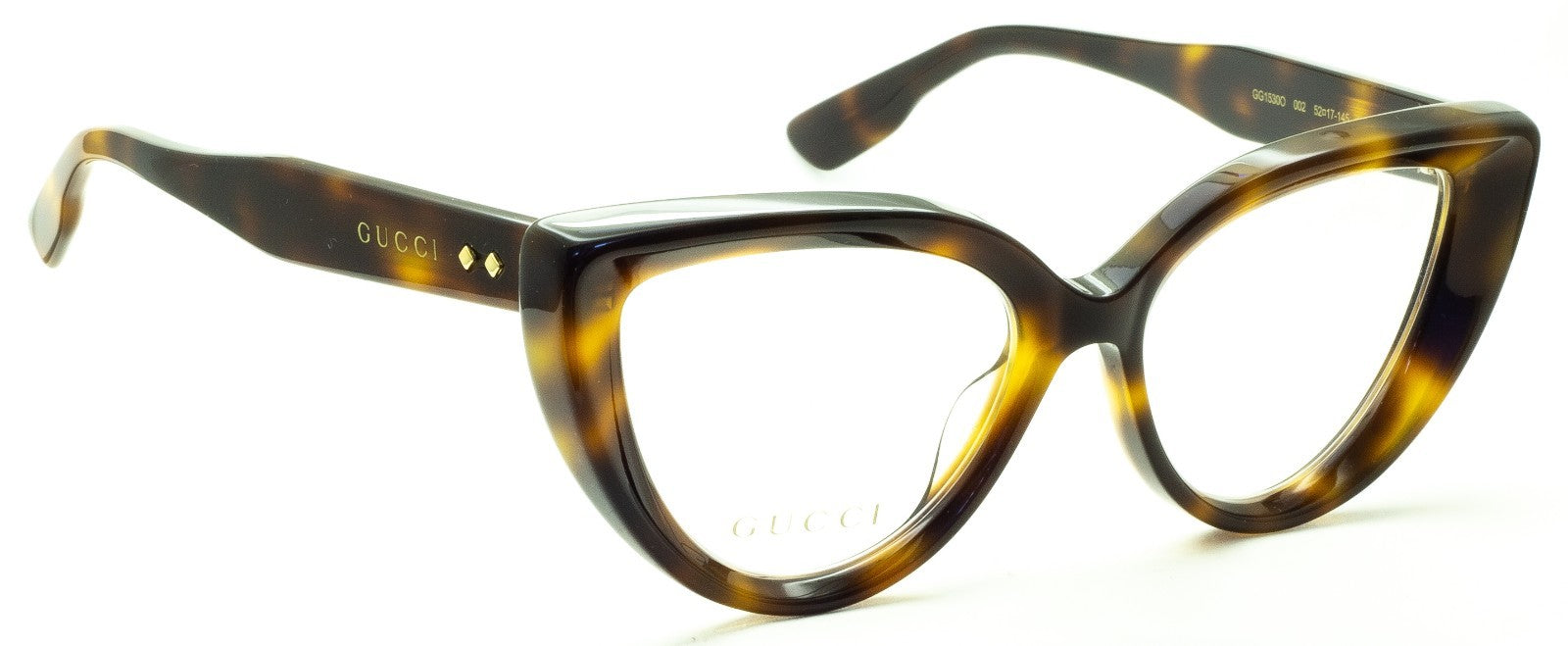 GUCCI GG 1530O 002 52mm Eyewear FRAMES Glasses RX Optical Eyeglasses - New Italy