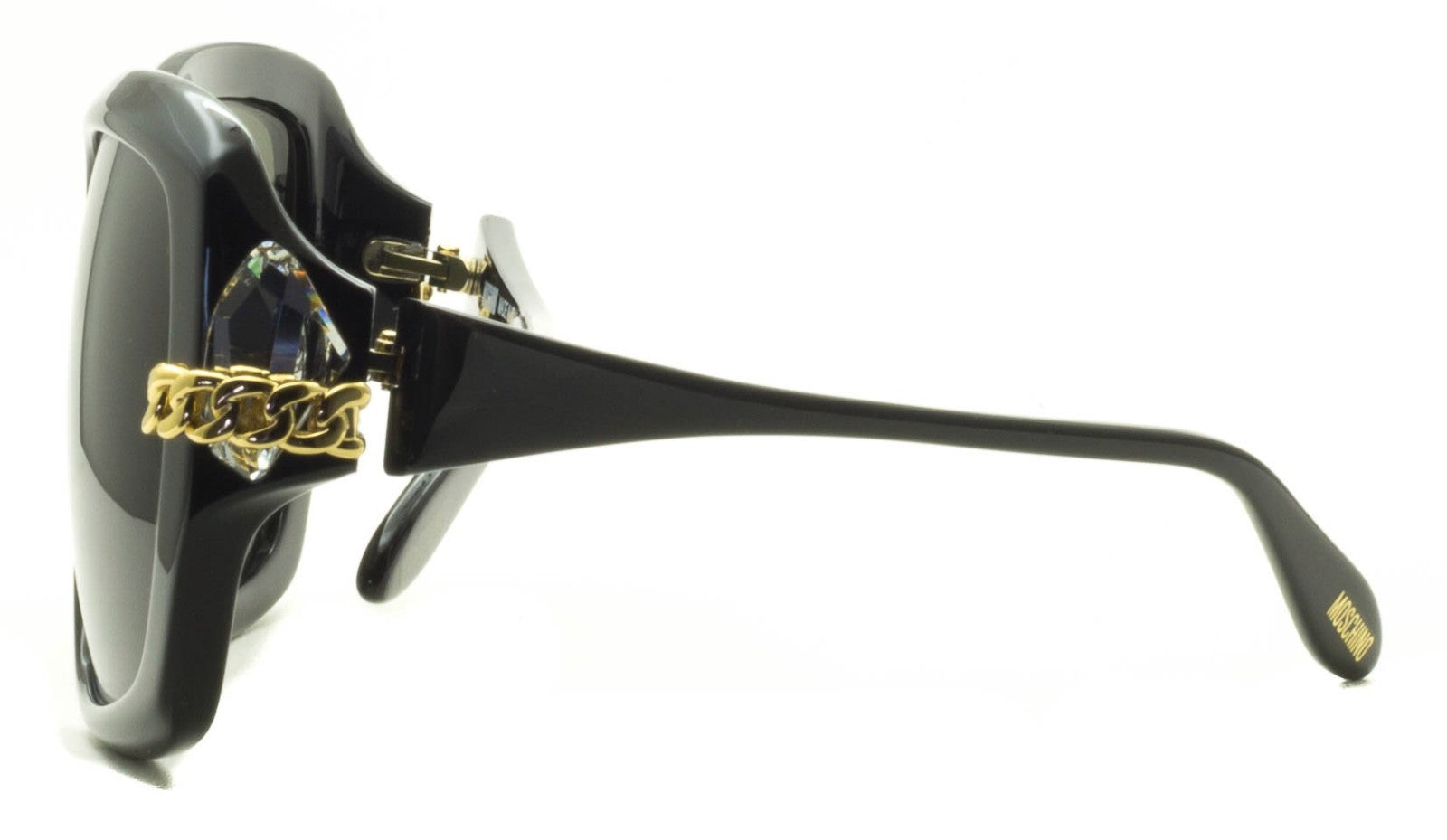 MOSCHINO MO769S01 Sunglasses Shades Black Eyewear FRAMES Glasses BNIB New Italy