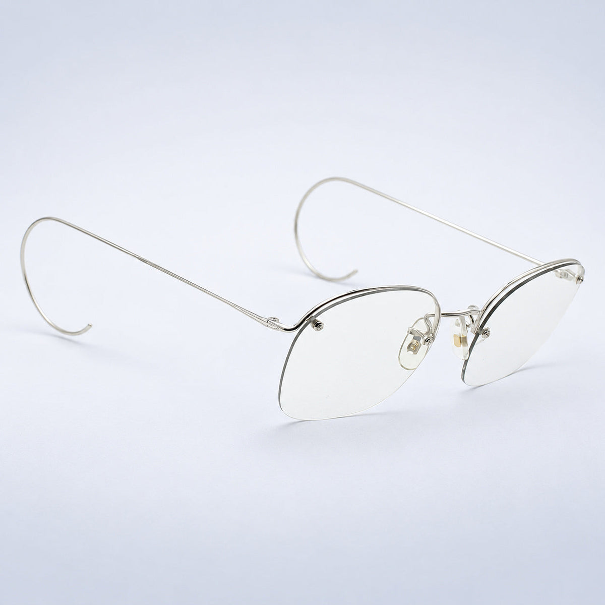 ALGHA (SAVILE ROW) Rimway Rhodium 52x18mm Eyewear FRAMES RX Optical Eyeglasses