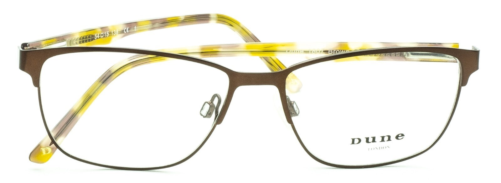 DUNE LONDON 1807 Brown 54mm Eyewear FRAMES RX Optical Glasses Eyeglasses - New