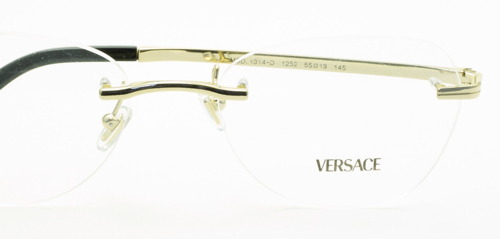 VERSACE MOD 1314-D 1252 55mm Eyewear FRAMES RX Optical Eyeglasses New - Italy