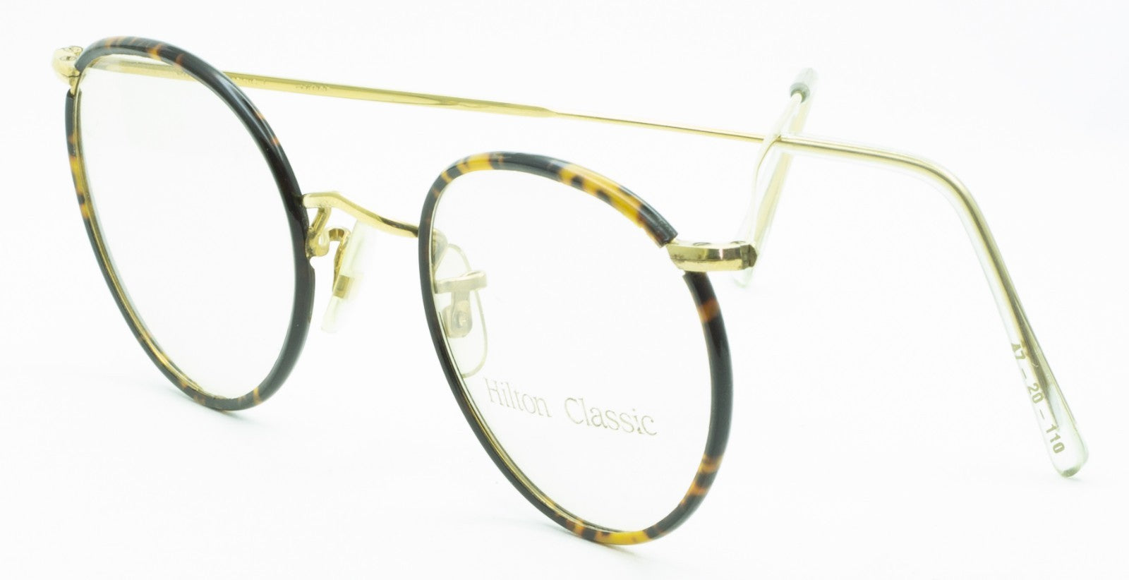 HILTON CLASSIC 1 (SAVILE ROW) Panto Tortoise 47x20mm Eyewear RX Optical - NOS