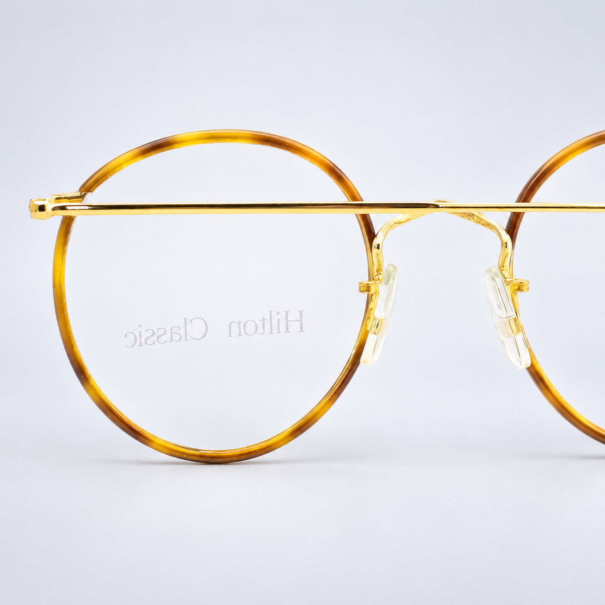 HILTON CLASSIC 1 (SAVILE ROW) Panto Blond 47x22mm Eyewear RX Optical - New NOS