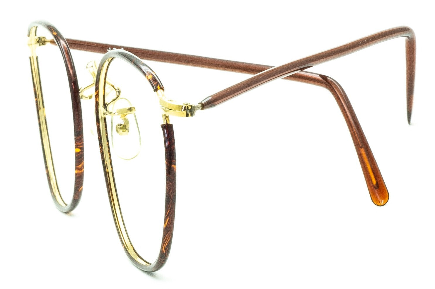 B.O.I.C.(SAVILE ROW) Quadra Gold 52x22mm Frames RX Optical Eyeglasses GlassesNOS