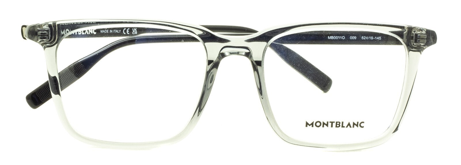 MONT BLANC MB0011O 009 52mm Eyewear FRAMES RX Optical Glasses Eyeglasses - Italy