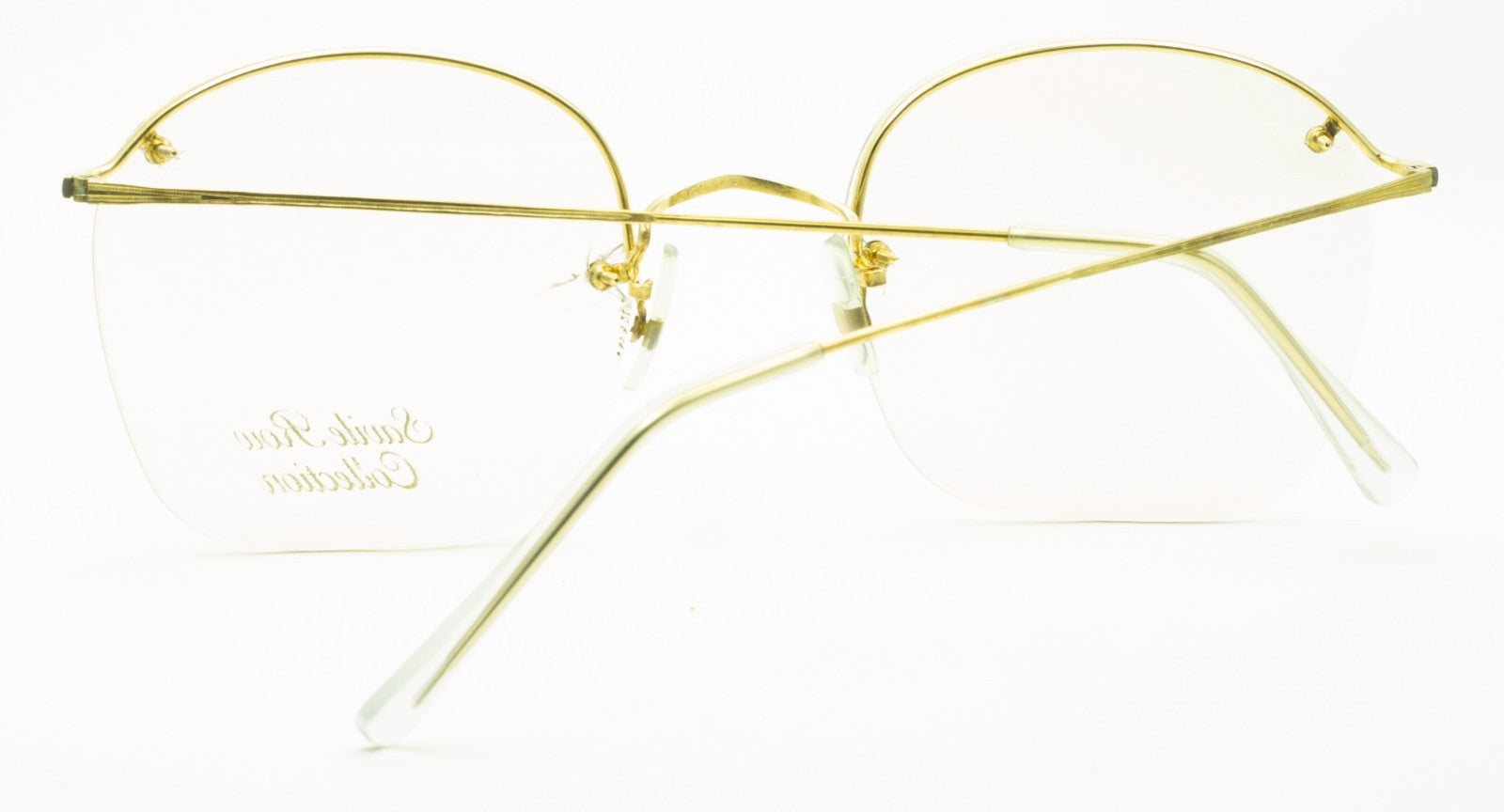 SAVILE ROW ENGLAND Rimway Gold 53x19mm Eyewear FRAMES RX Optical Eyeglasses -NOS