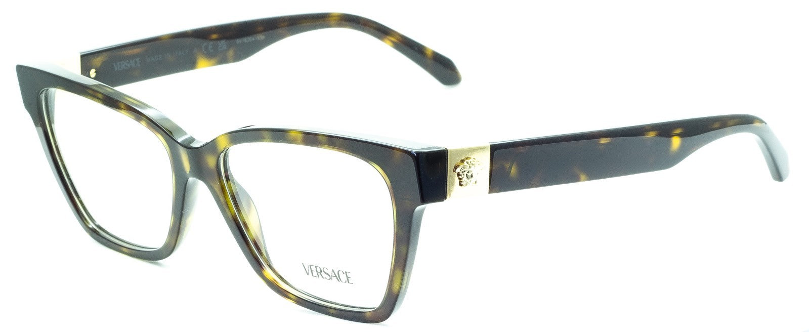 VERSACE 3382 108 53mm Eyewear FRAMES Glasses RX Optical Eyeglasses - New Italy