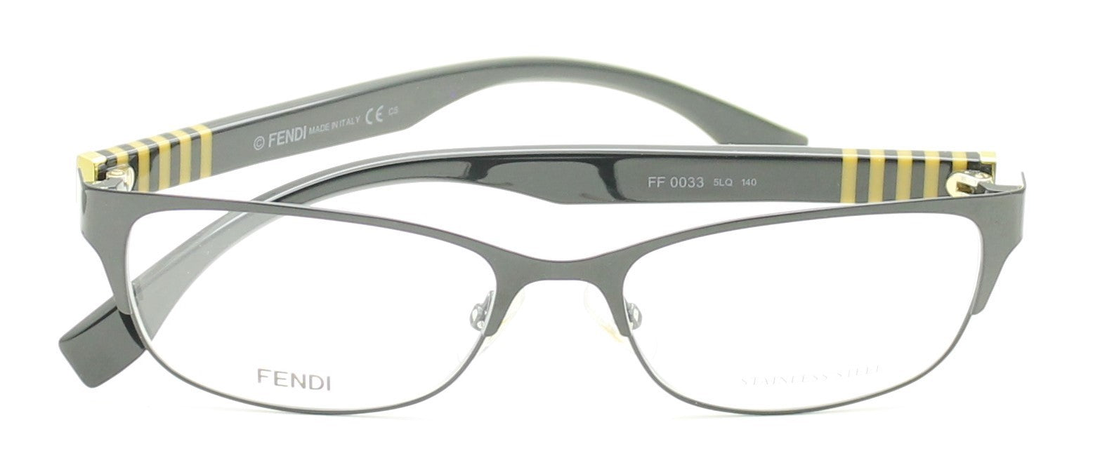 FENDI FF 0033 5LQ Eyewear RX Optical FRAMES NEW Glasses Eyeglasses Italy - BNIB