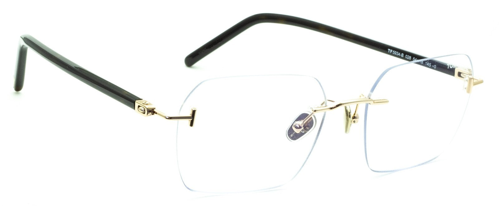 TOM FORD TF5934-B 028 54mm Blue Block Glasses Frames Eyewear RX - New BNIB Italy