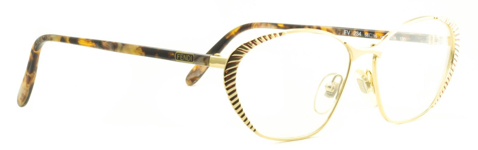 FENDI FV 234 Col 034 Eyewear RX Optical FRAMES NEW Glasses Eyeglasses Italy -NOS