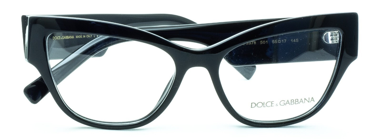 Dolce & Gabbana DG 3378 501 55mm Eyeglasses RX Optical Glasses Frames New Italy