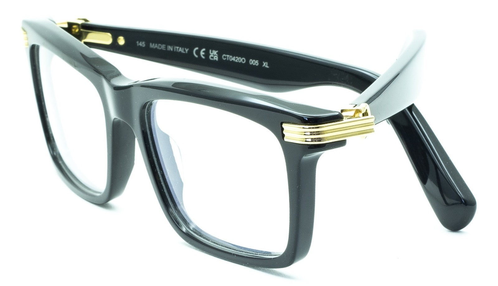 CARTIER CONTEMPORARY CT0420O 005 XL 56mm FRAMES RX Optical France Glasses -Italy