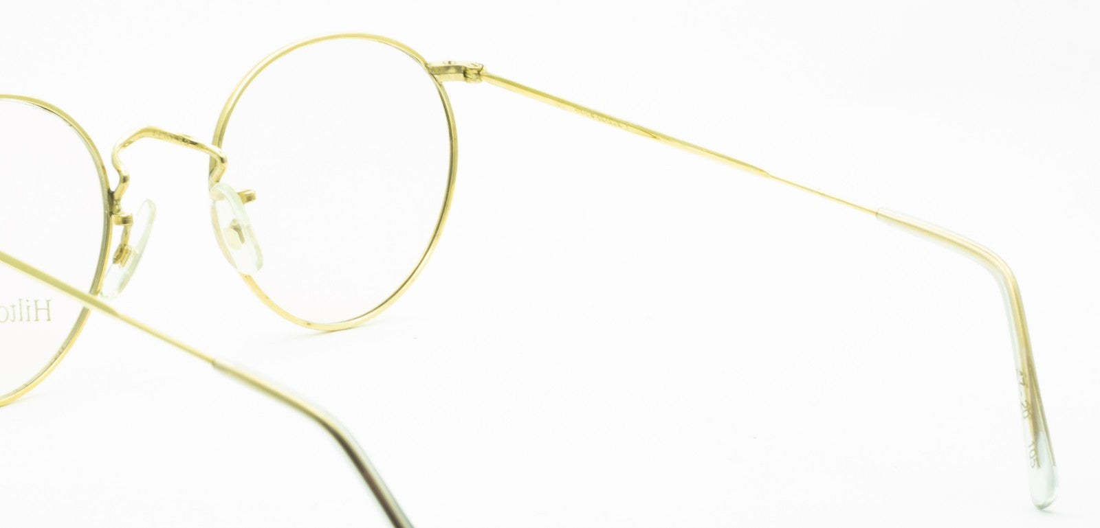 Hilton Classic 1 (SAVILE ROW) Panto Gold 47x20mm FRAMES RX Optical Glasses - NOS