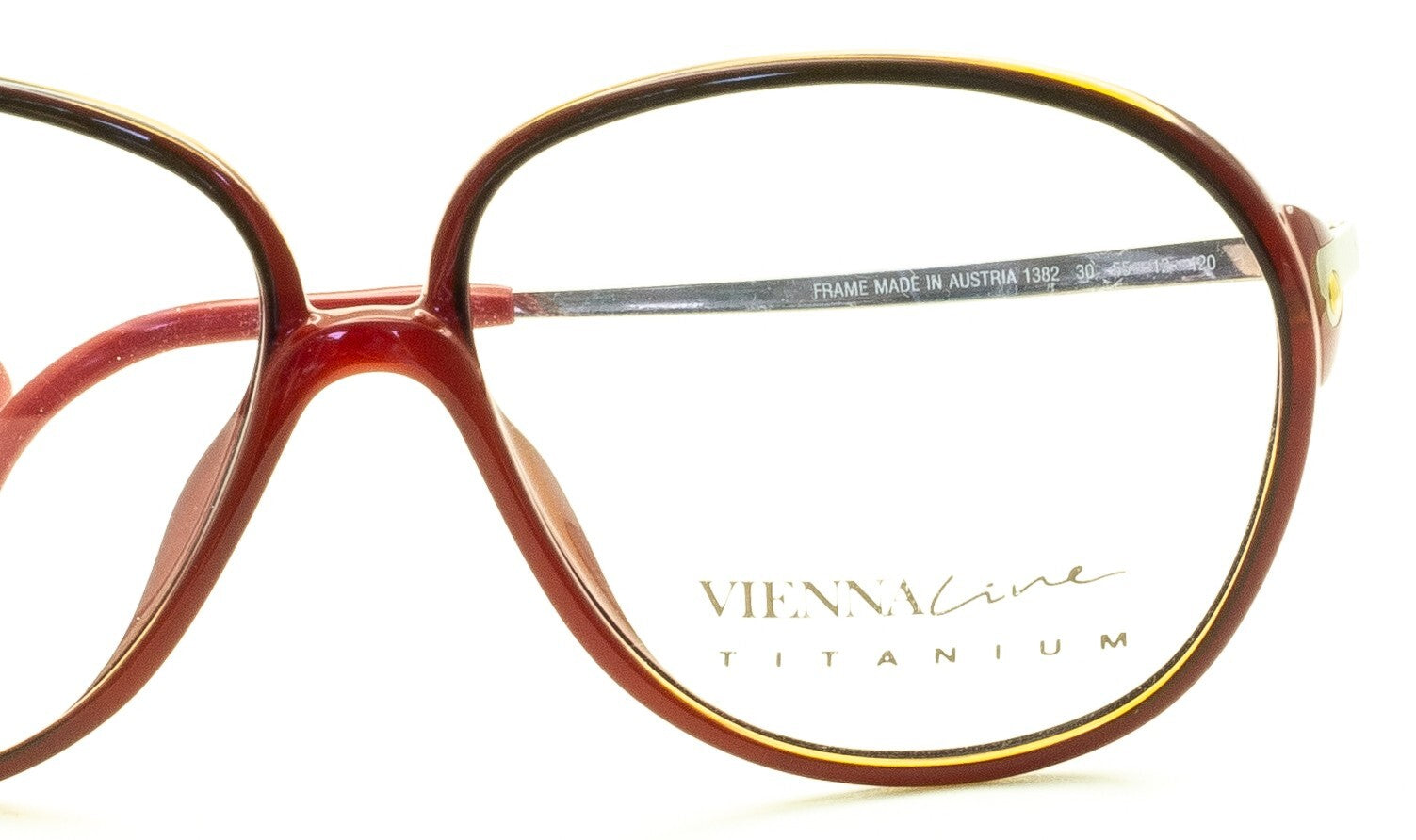 VIENNA LINE Titanium 1382 30 55mm Vintage RX Optical Eyewear FRAMES New -Austria