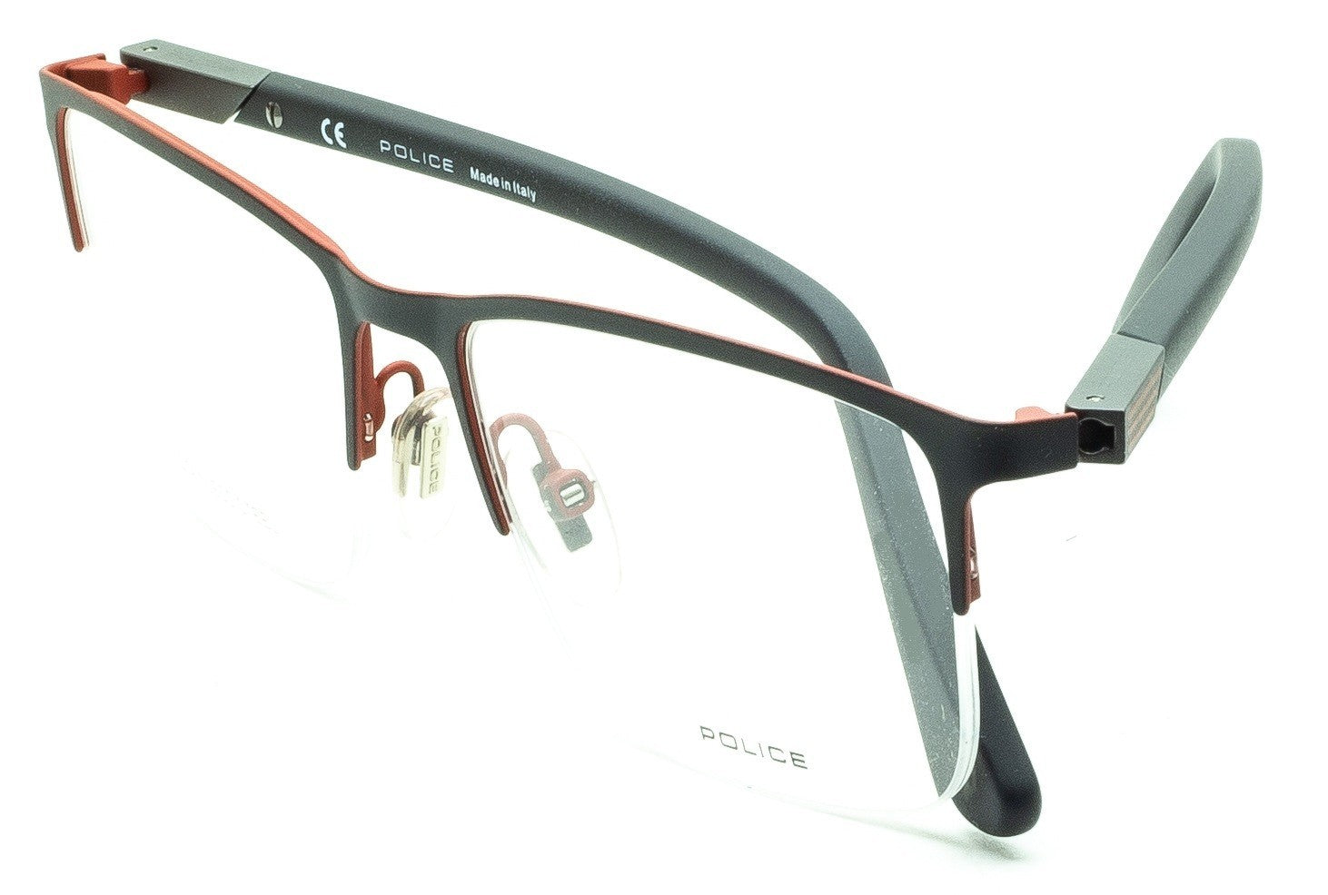 POLICE AXIOM 2 VPL884 COL. 08U8 54mm Eyewear FRAMES RX Optical - New BNIB Italy