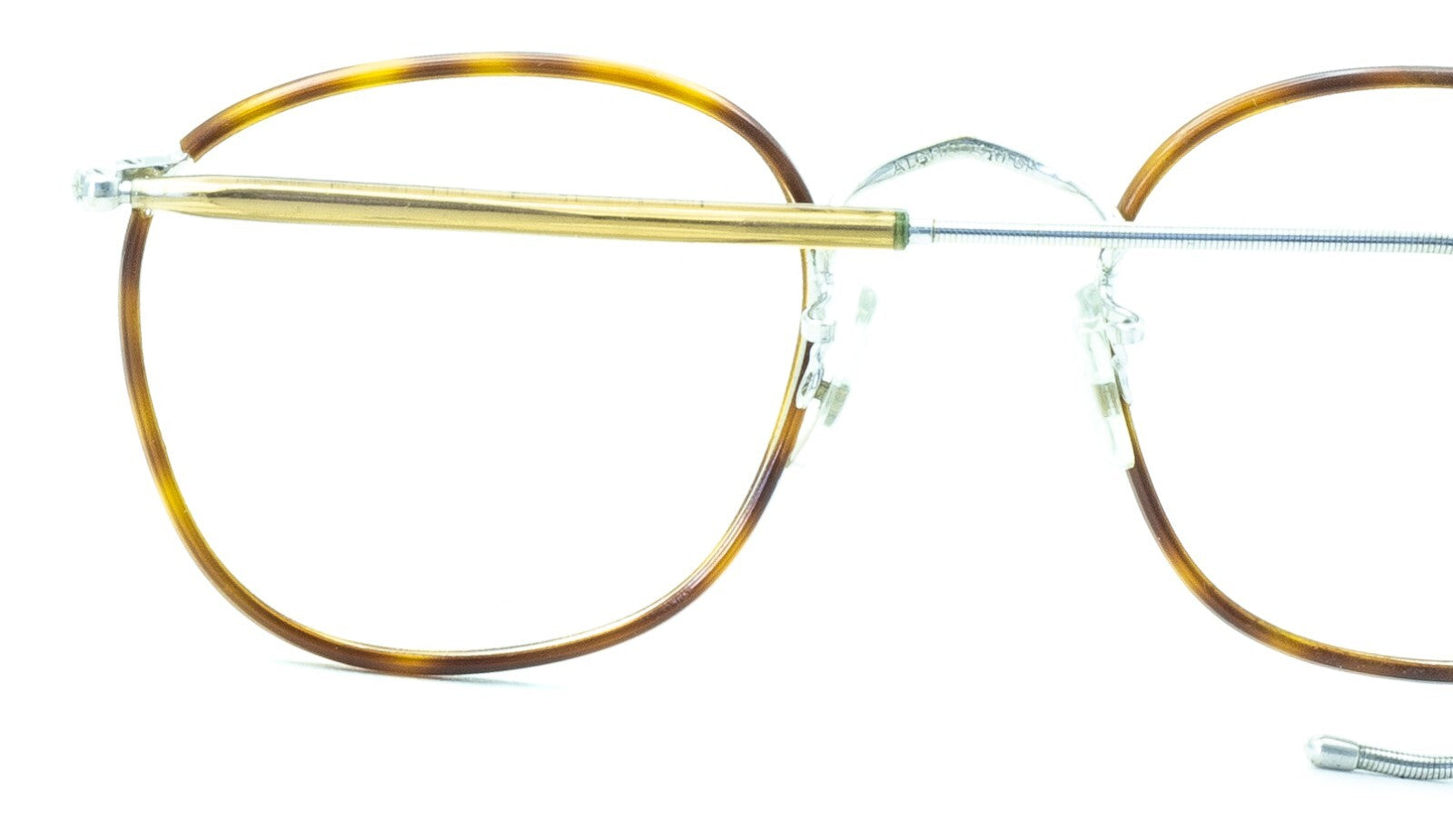 ALGHA (SAVILE ROW) Quadra Rhodium Blond 48x22mm Frames RX Optical Glasses - New