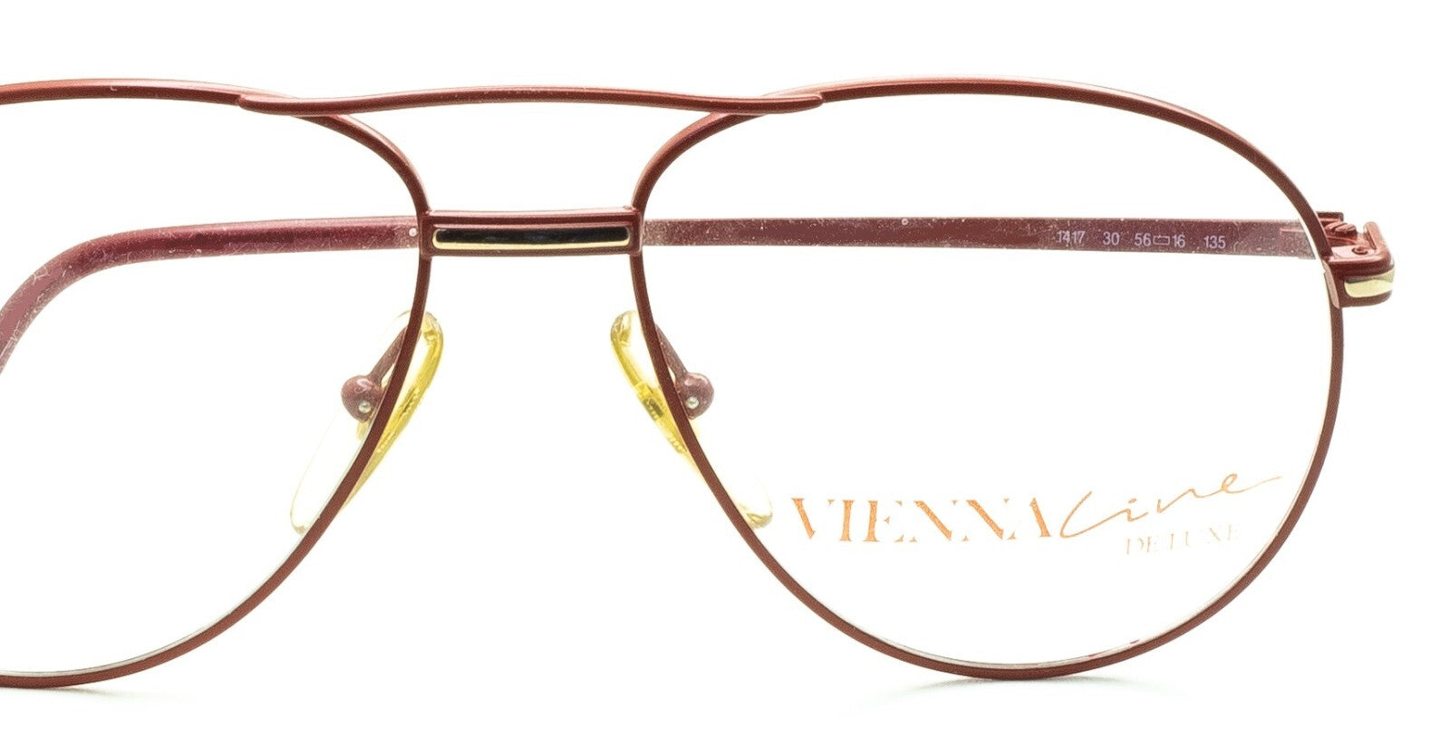 VIENNA LINE De Luxe 1417 30 56mm Vintage RX Optical Eyewear FRAMES New NOS Italy