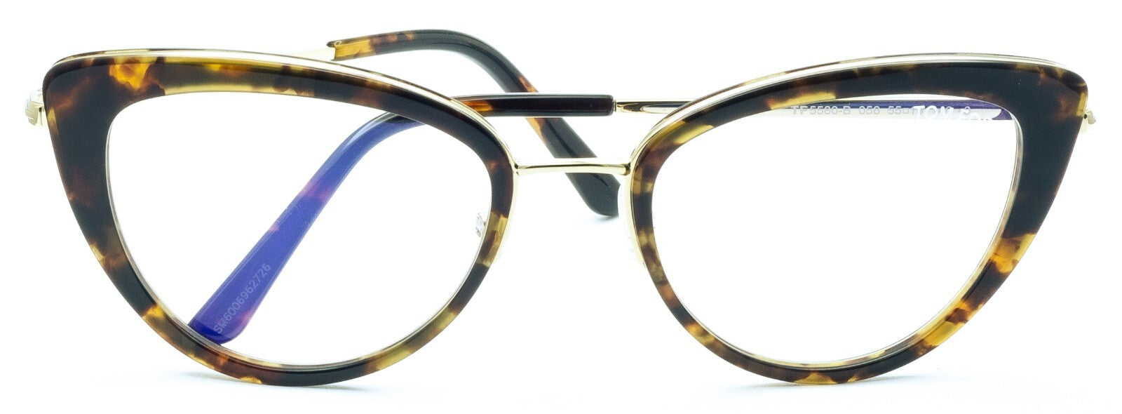 TOM FORD TF5580-B 056 55mm Blue Block Glasses Frames Eyewear RX - New BNIB Italy