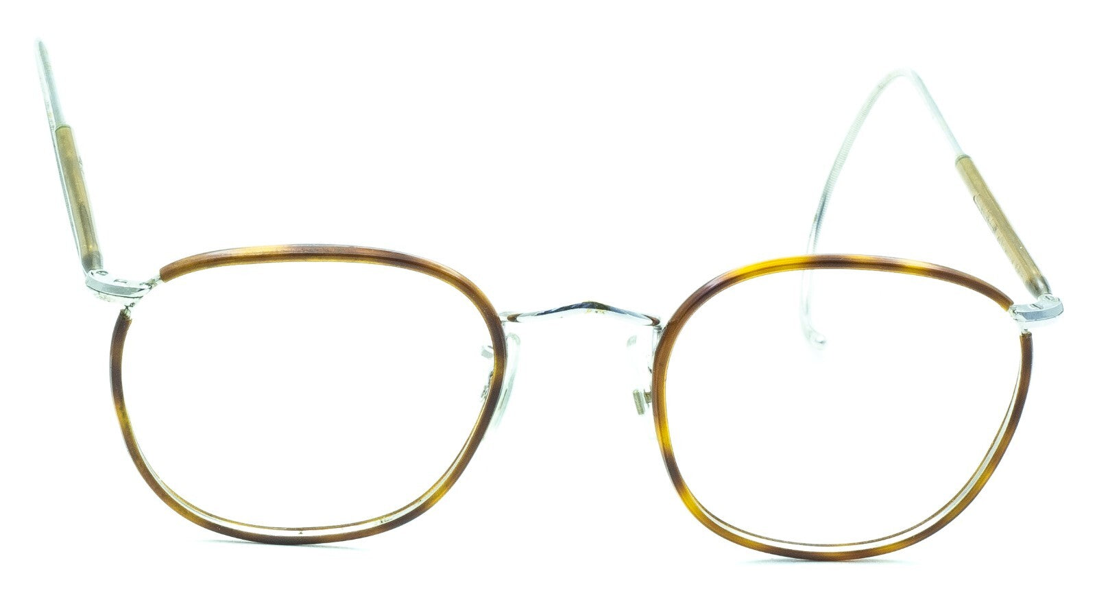 ALGHA (SAVILE ROW) Quadra Rhodium Blond 48x22mm Frames RX Optical Glasses - New