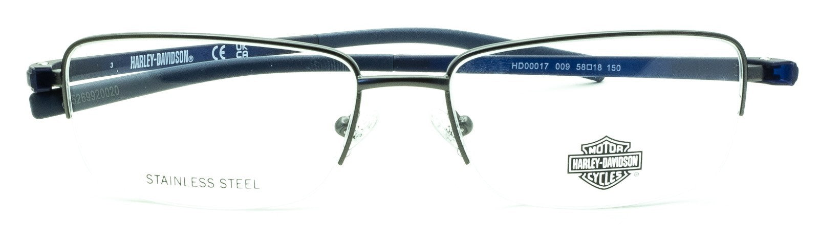 HARLEY-DAVIDSON HD 0017/V 009 58mm Eyewear FRAMES RX Optical Glasses - New