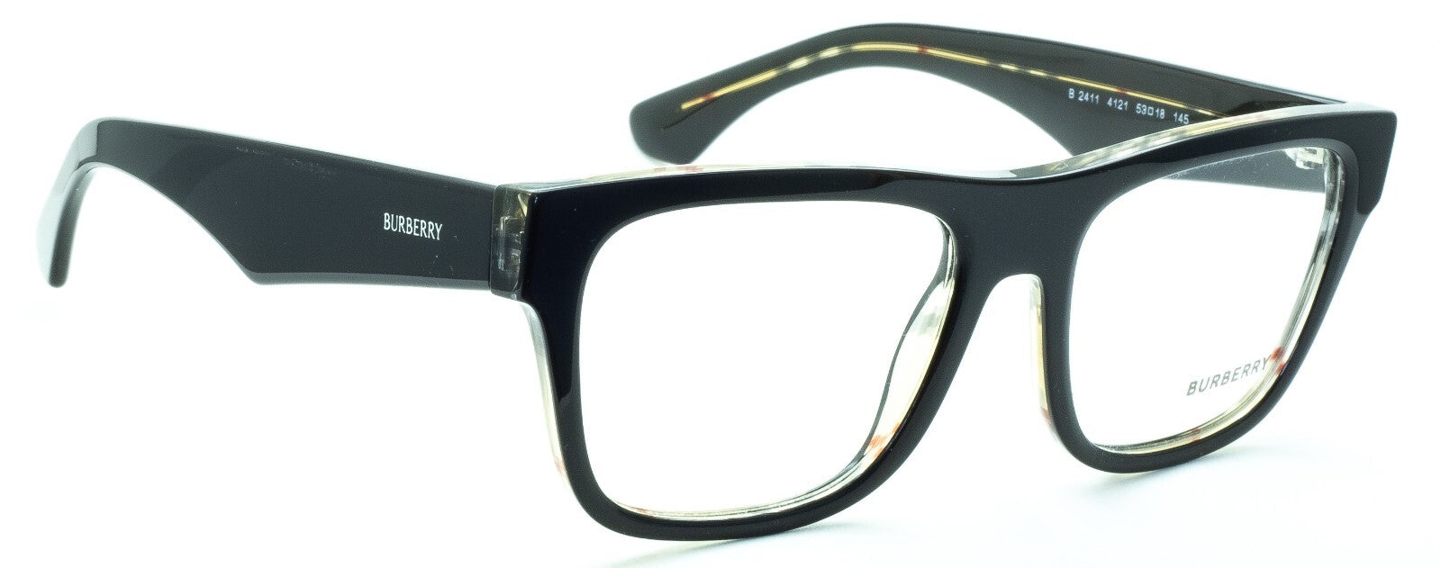 BURBERRY B 2411 4121 53mm Eyewear FRAMES RX Optical Glasses Eyeglasses New Italy