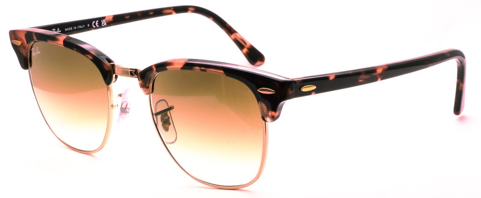 RAYBAN RB 3016 1337/51 CLUBMASTER 2N 51mm Sunglasses Shades Frames BNIB - Italy