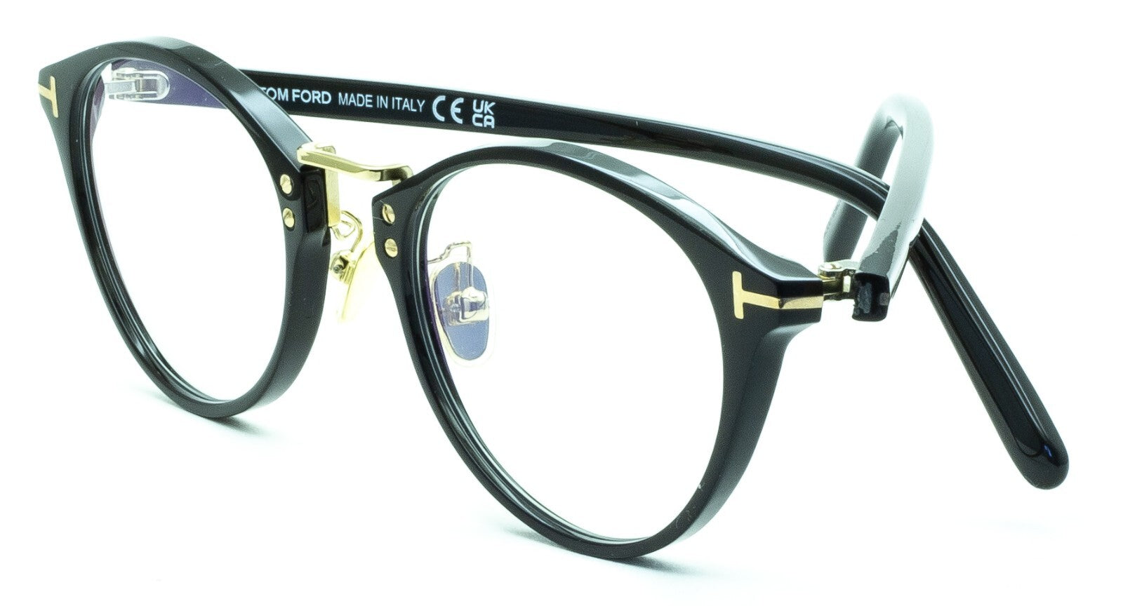 TOM FORD TF5728-D-B 001 51mm Blue Block Glasses Frames Eyewear RX - New Italy