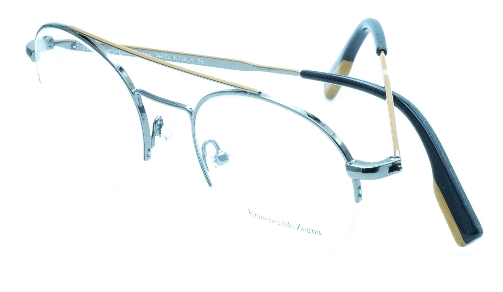 ERMENEGILDO ZEGNA EZ 5131 014 51mm FRAMES RX Optical Glasses Eyewear New - Italy