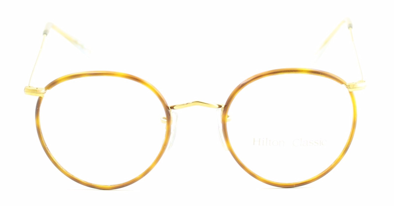 HILTON CLASSIC 1 (SAVILE ROW) Panto Blond 47x22mm Eyewear RX Optical - New NOS